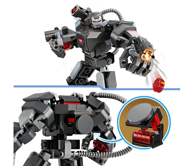 LEGO Marvel 76277 Mechaniczna zbroja War Machine - 1202187 - zdjęcie 4